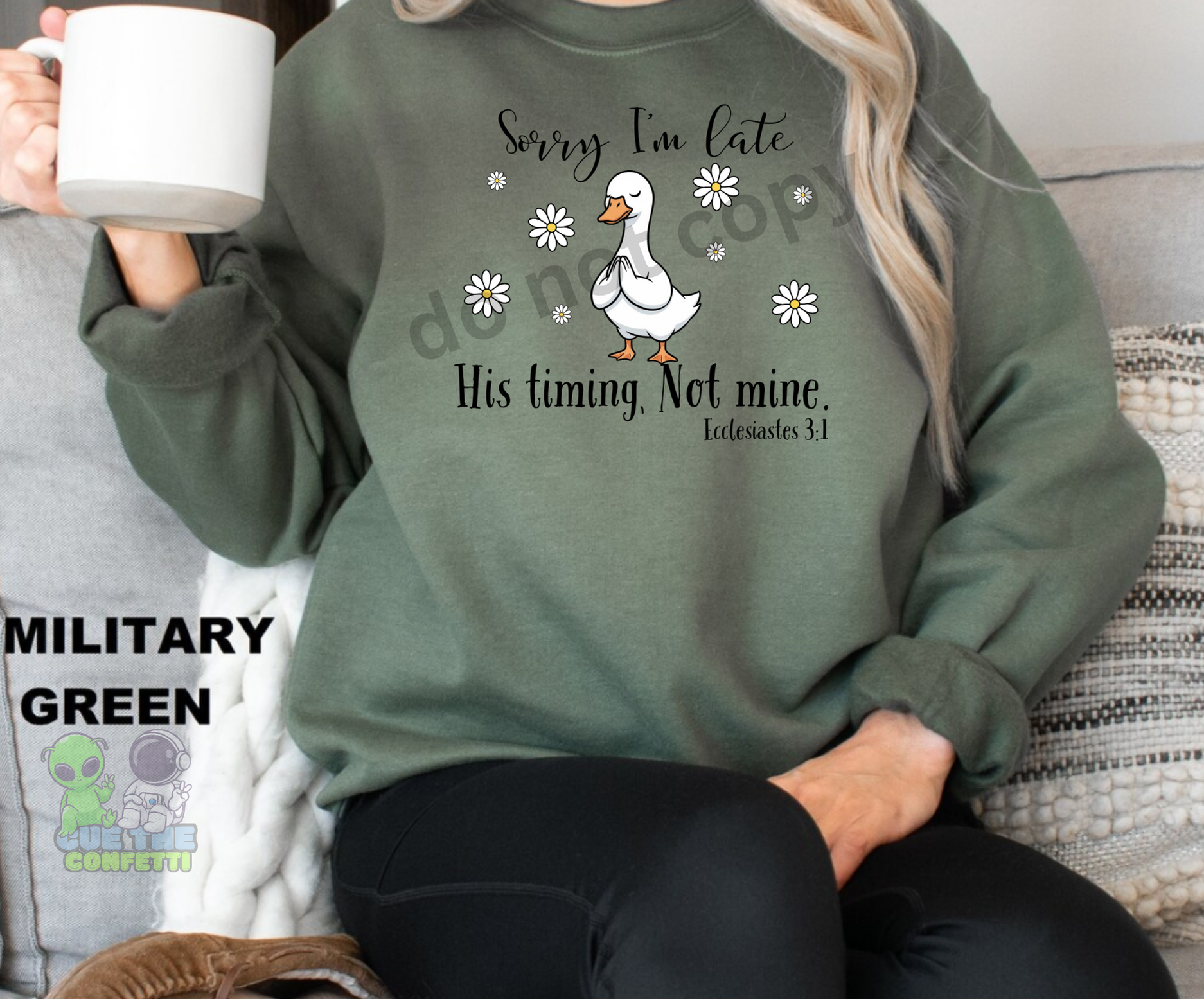 His Timing Goose Pullover