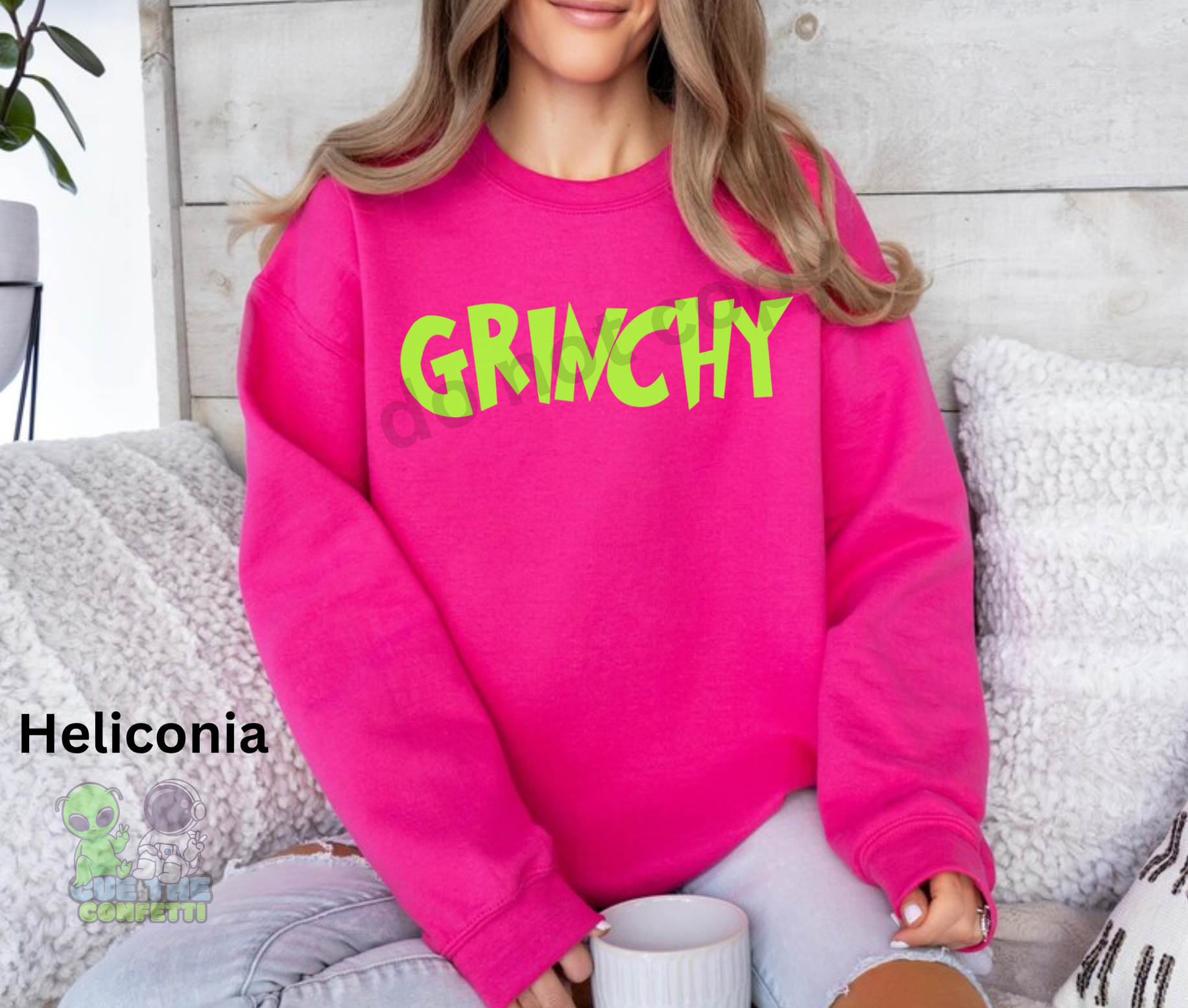 GRINCHY Glitter Pullover