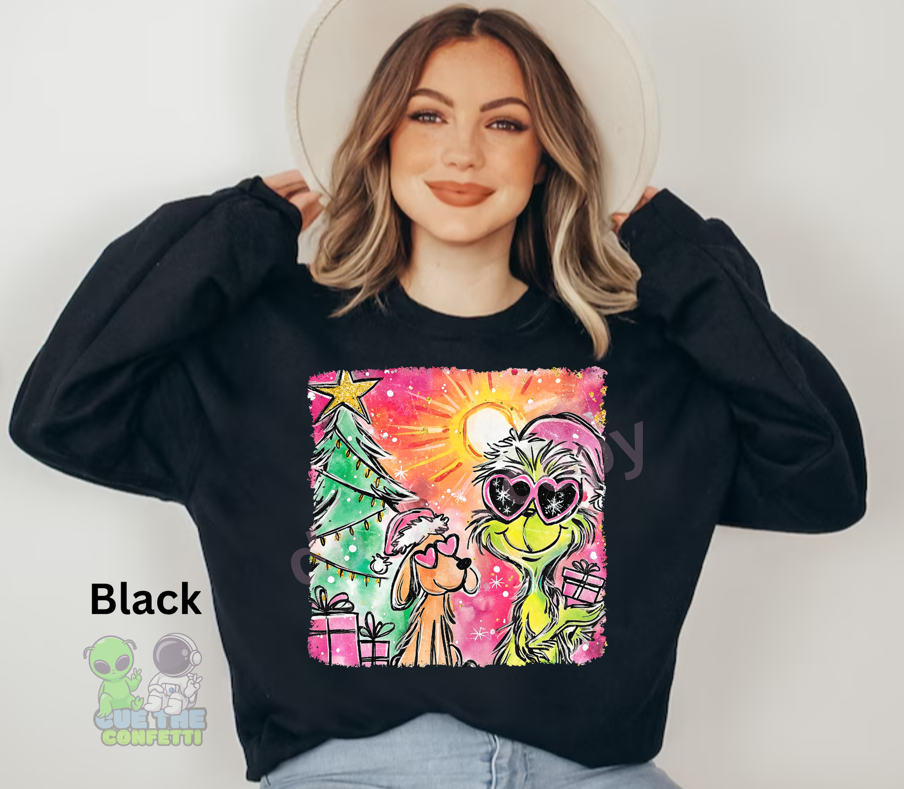 Grinch & Max Glitter Pullover